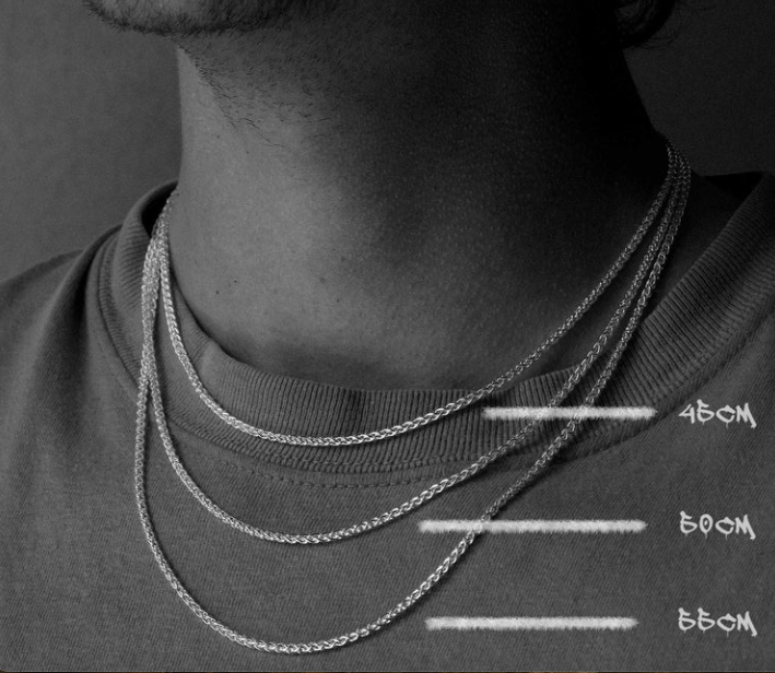 Sue The Boy - Cable Bar Chain Necklace (50cm)