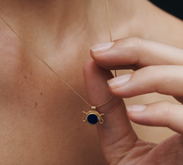 Temple Of The Sun - Naja Necklace - Gold