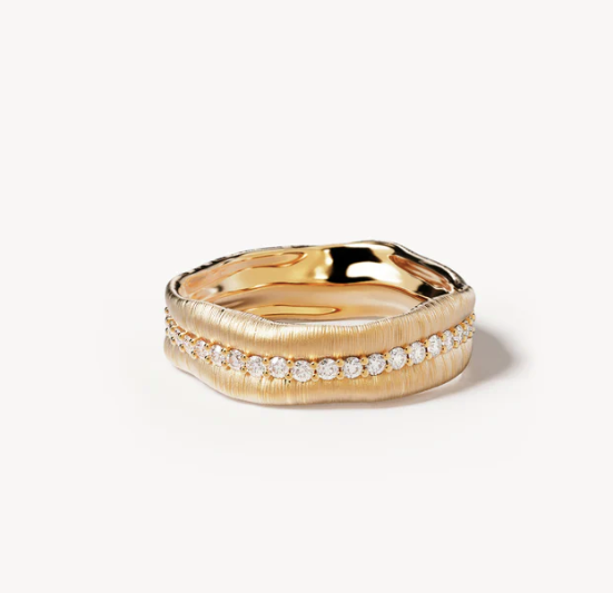 By Charlotte - Begin Again Ring - Gold