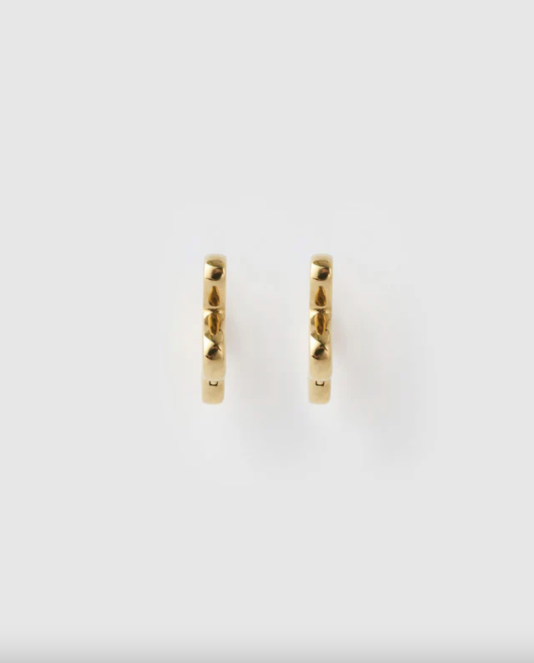 Arms of Eve- Pixie Gold Huggie Earrings