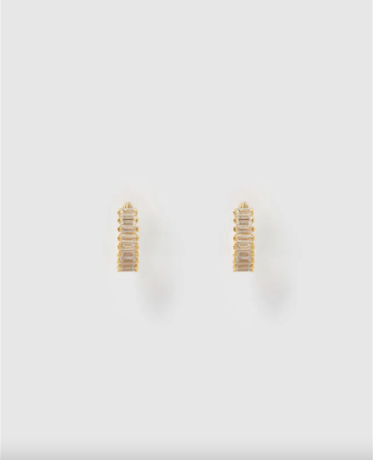 Arms of Eve- Khloe Gold Earrings - Stone