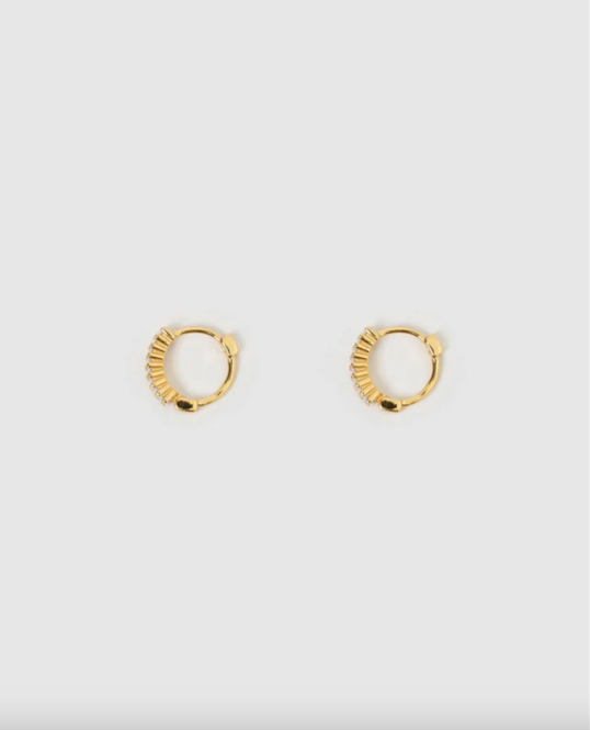 Arms of Eve- Khloe Gold Earrings - Stone