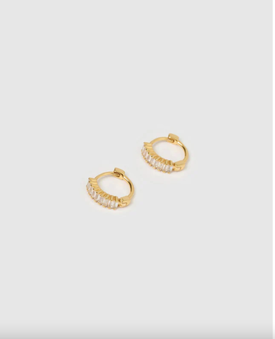Arms of Eve- Khloe Gold Earrings - Stone