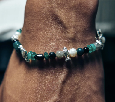 Lox & Chain - Protector Bracelet Jade