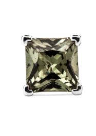 Lox & Chain - Odd Studs Green Tourmaline (Single)