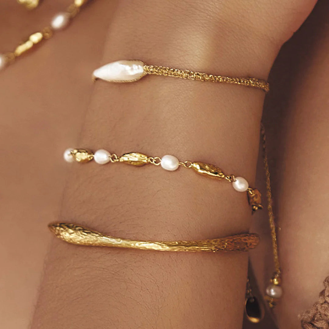 Arms Of Eve - Mimi Pearl Bracelet - Gold