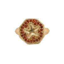 Cleopatra's Bling - Endymion Ring - Red/Gold