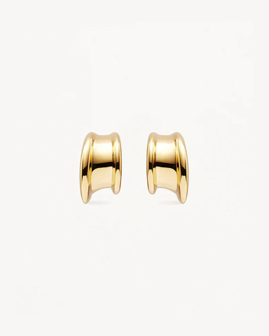By Charlotte - Muse Small Hoops- Gold