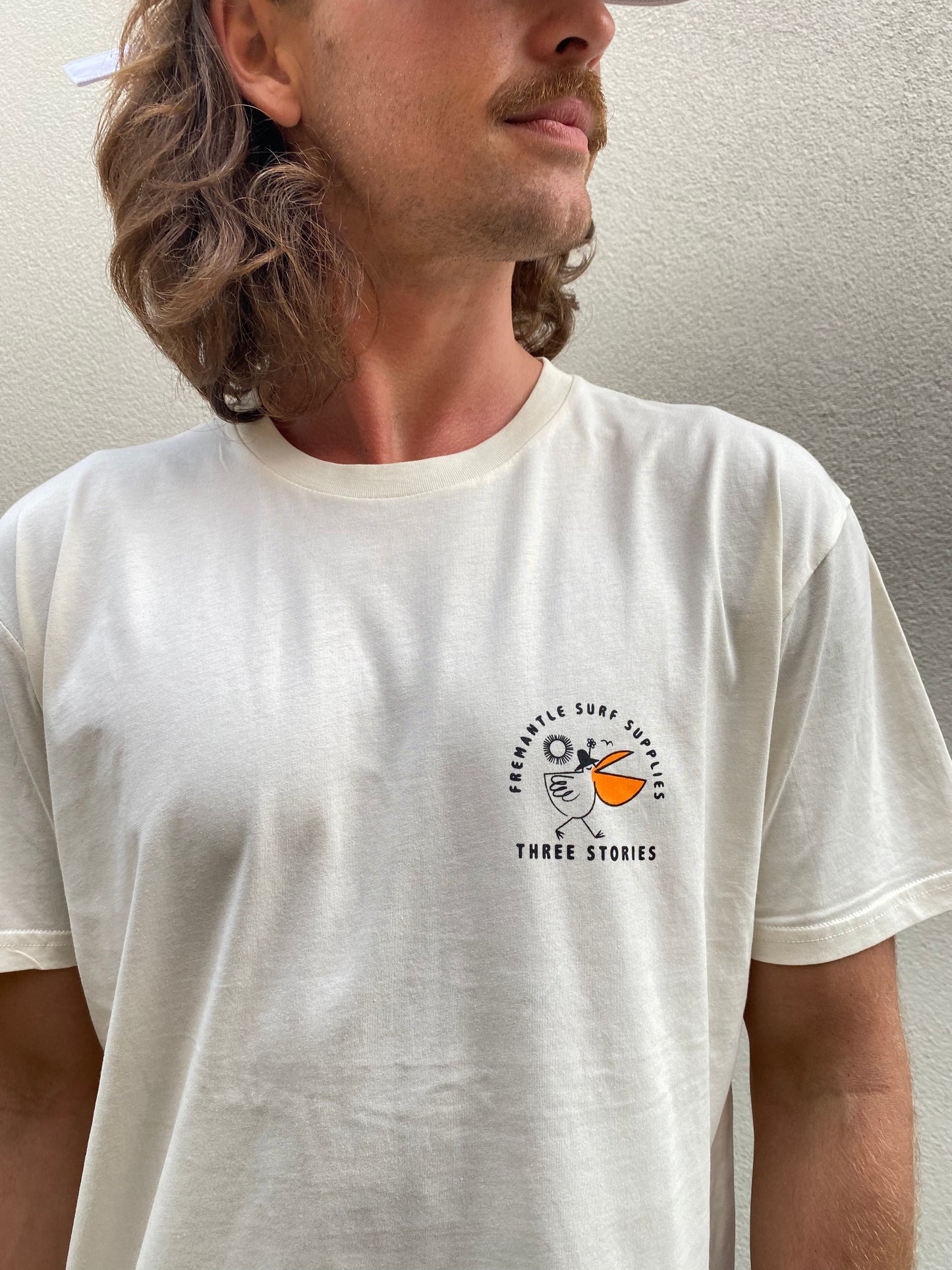 Three Stories - Supply Tee - Ecru