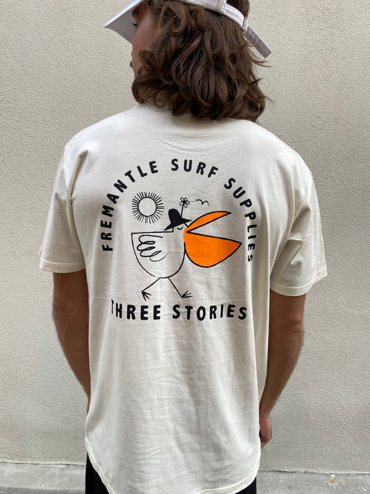 Three Stories - Supply Tee - Ecru