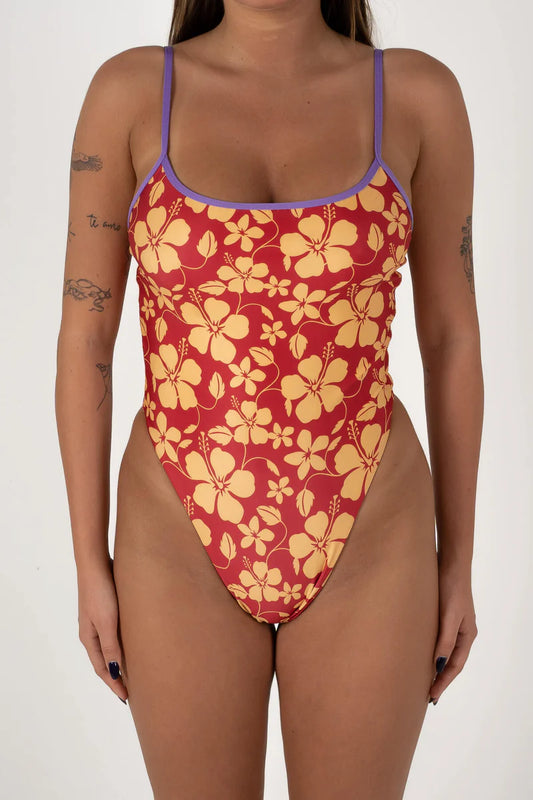 Inner Relm - HellaCute One Piece - Aloha Red