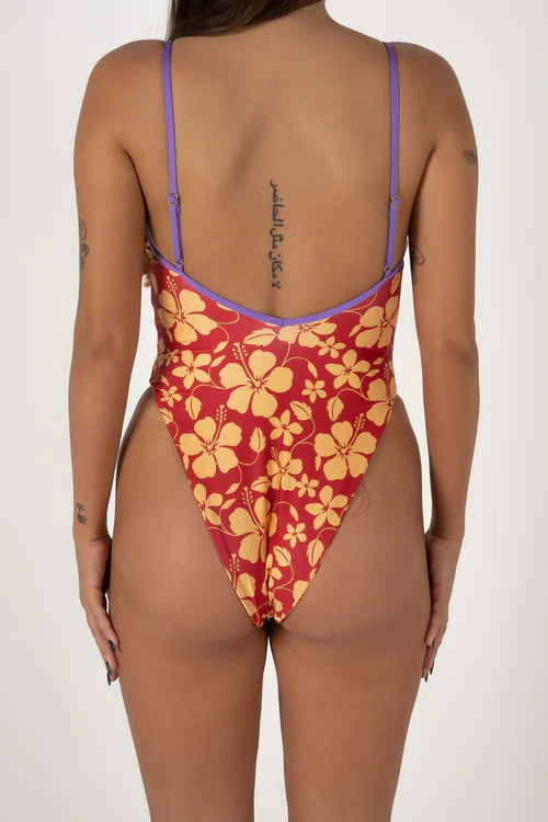 Inner Relm - HellaCute One Piece - Aloha Red