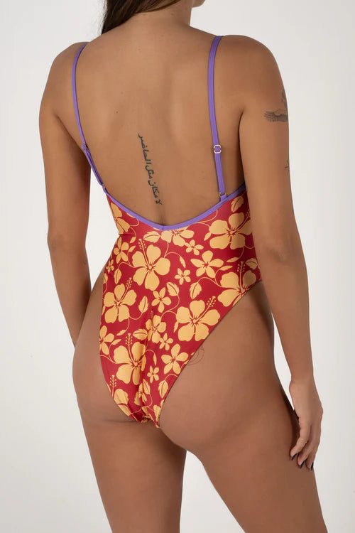 Inner Relm - HellaCute One Piece - Aloha Red