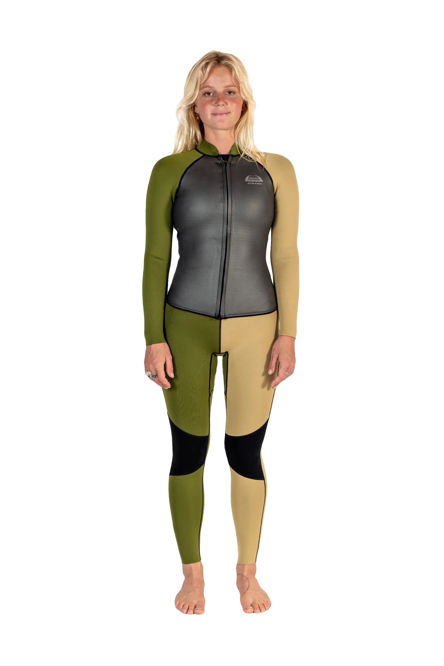 Atmosea - Front Zip Jacket - Super Natural