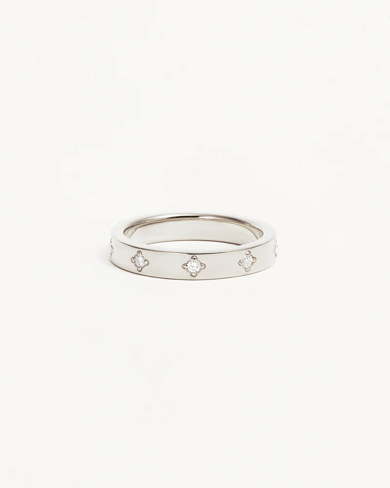 By Charlotte - Infinite Light Ring - Silver