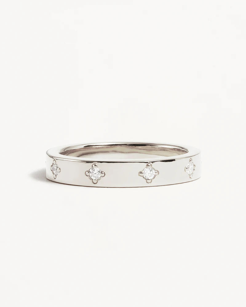 By Charlotte - Infinite Light Ring - Silver
