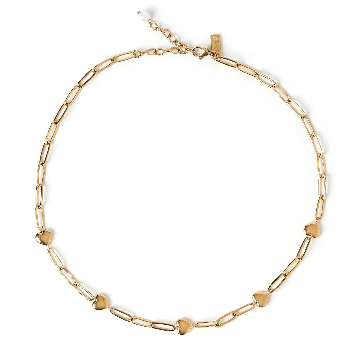 Arms Of Eve - Lev Heart Necklace - Gold