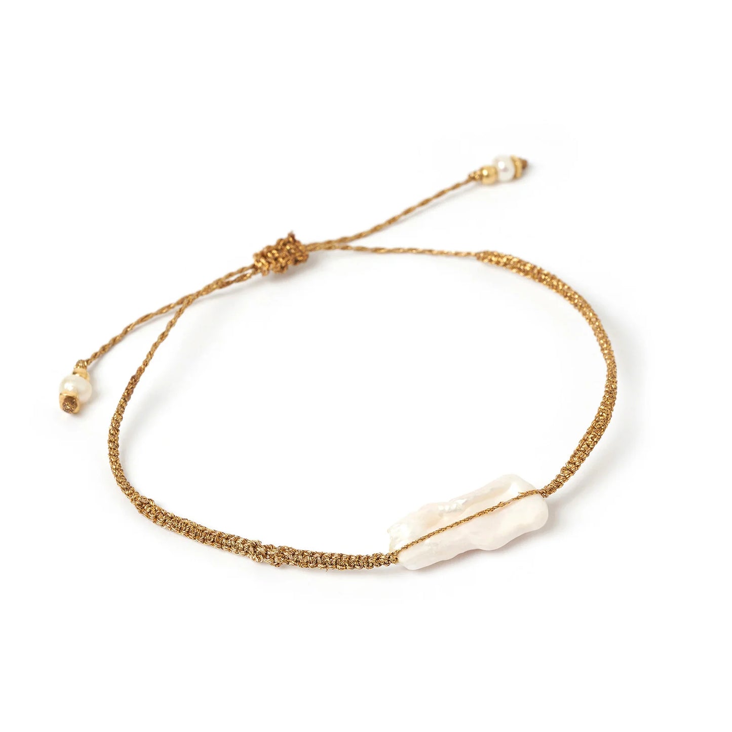 Arms Of Eve - Tulum Pearl Bracelet - Gold