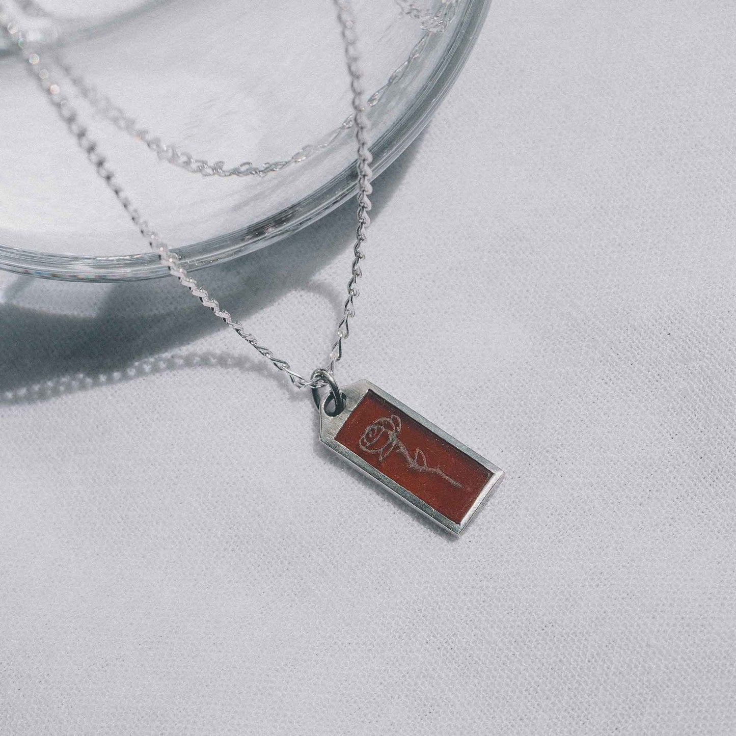 Sue The Boy - Roses Are Red Carnelian Necklace