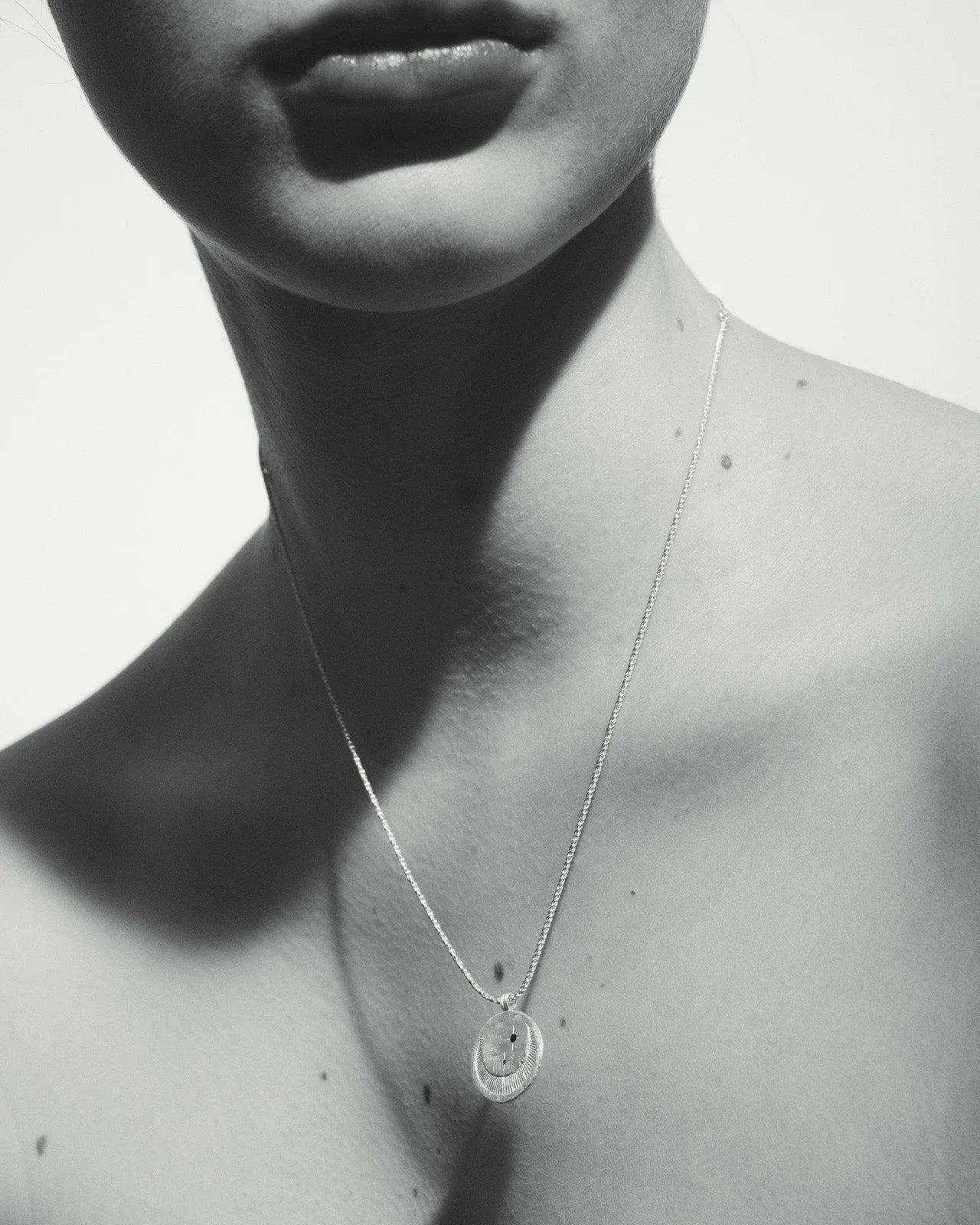 Temple Of The Sun - Celeste Necklace - Silver