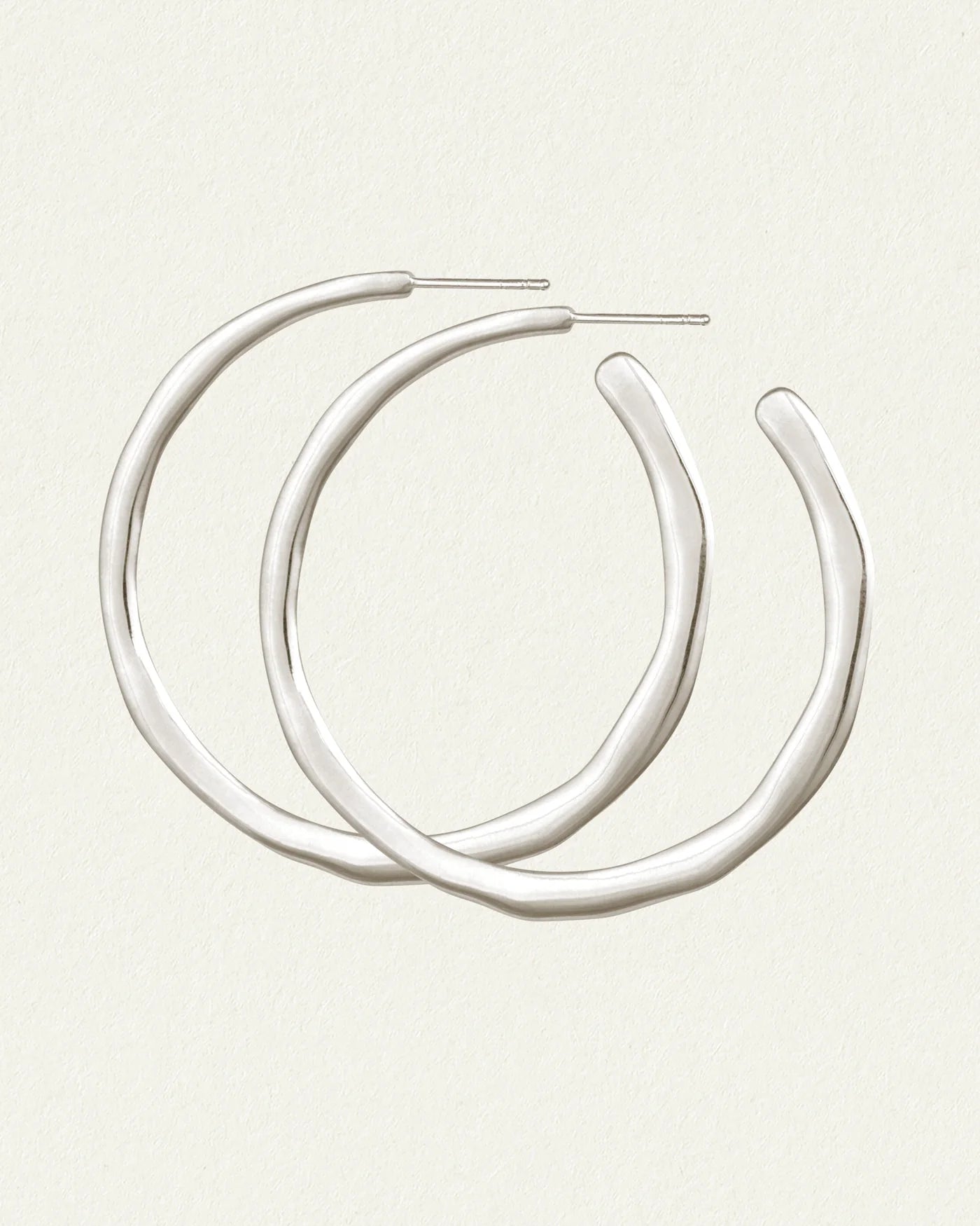 Temple Of The Sun - Circe Hoop Large - Silver
