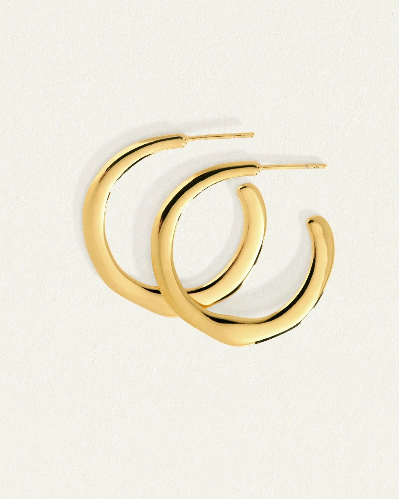 Temple Of The Sun - Circe Hoop Medium - Gold