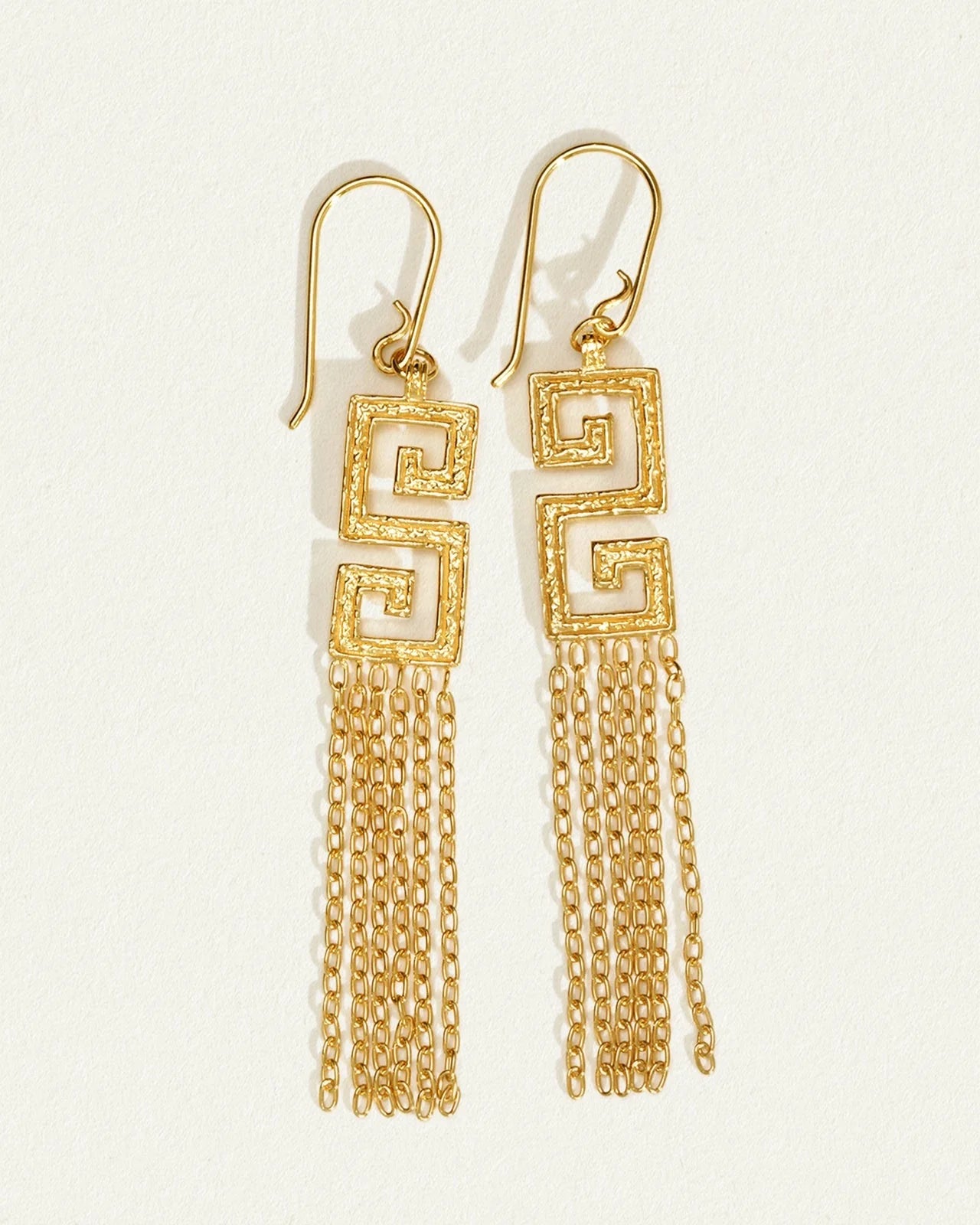 Temple Of The Sun - Delphi Earrings - Gold