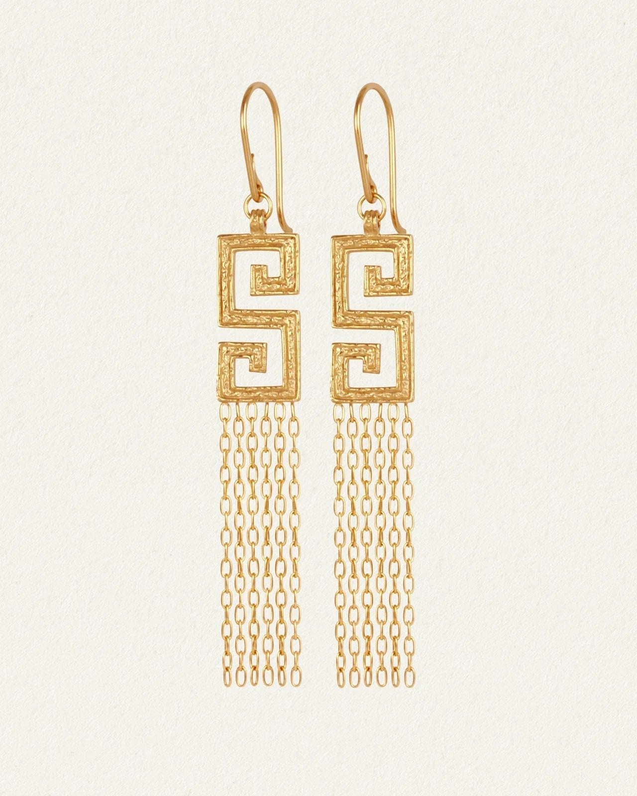 Temple Of The Sun - Delphi Earrings - Gold