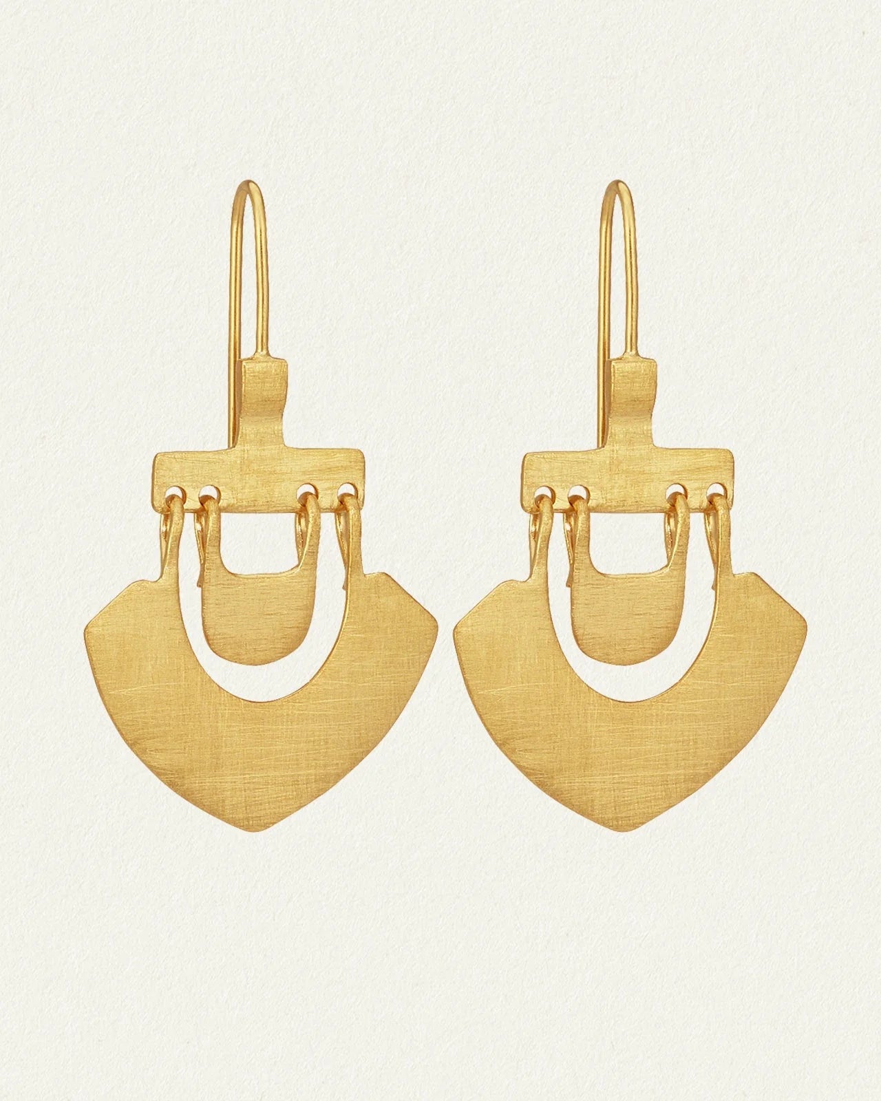 Temple Of The Sun - Lilu Earrings - Gold