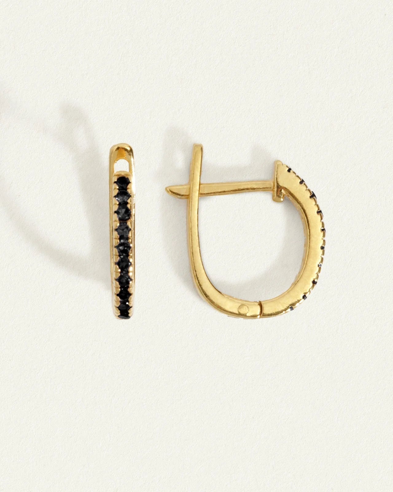 Temple Of The Sun - Lyre Earrings - Spinel / Gold