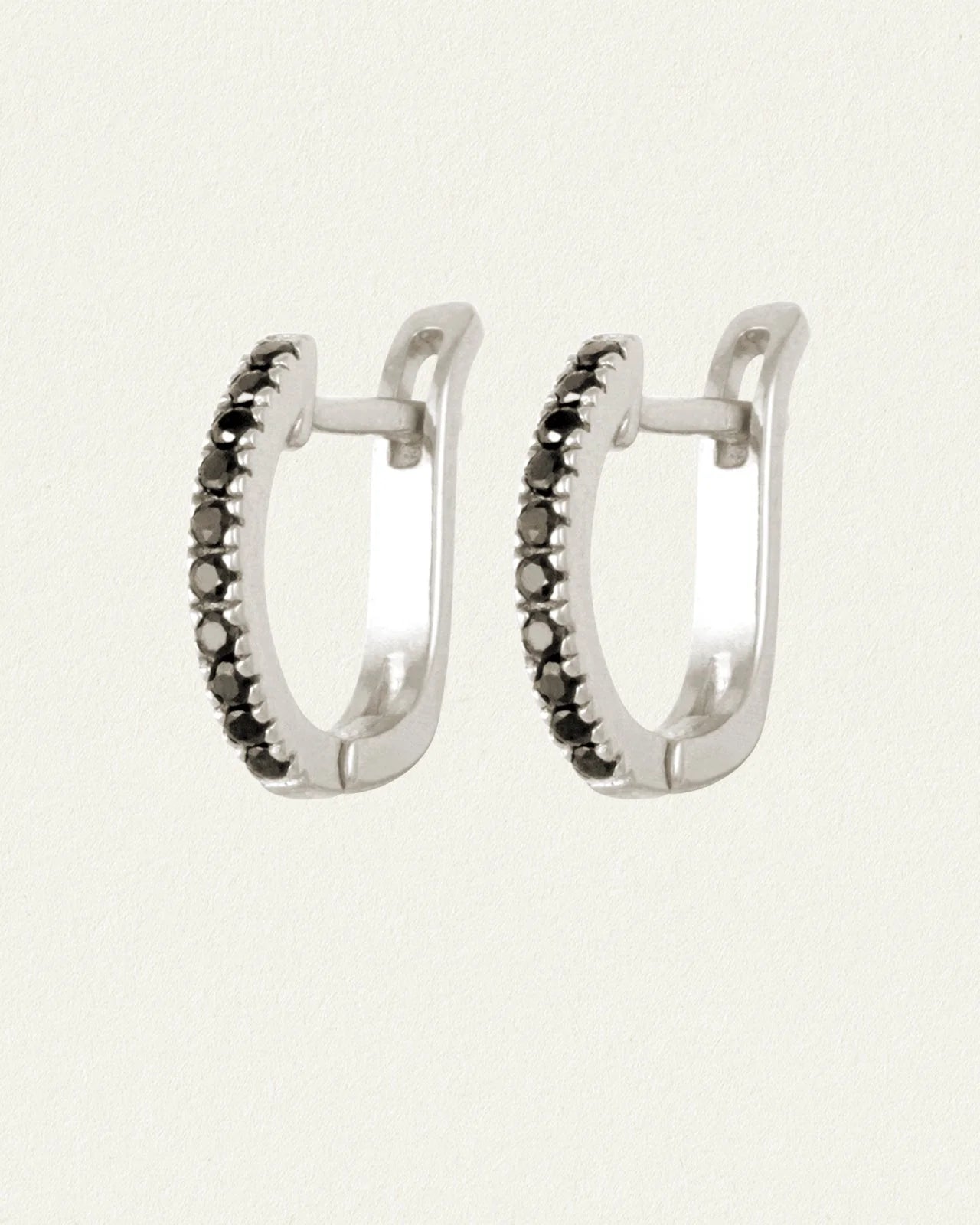 Temple Of The Sun - Lyre Earrings - Spinel / Silver