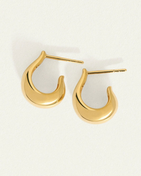 Temple Of The Sun - Poppy Earrings - Gold