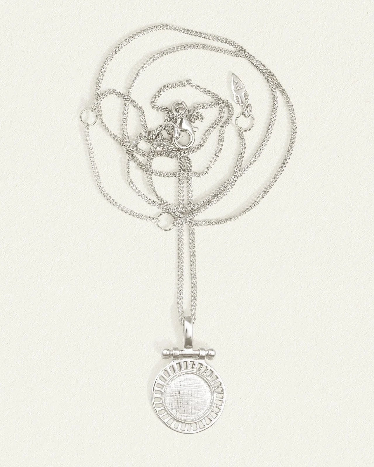 Temple Of The Sun - Solar Necklace - Silver