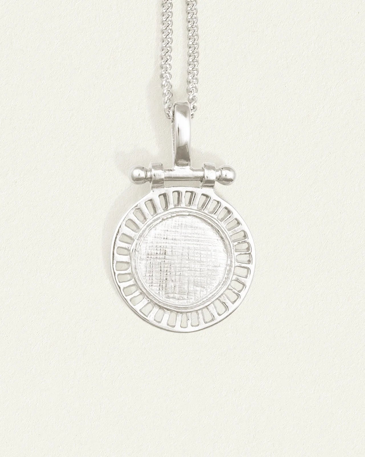 Temple Of The Sun - Solar Necklace - Silver