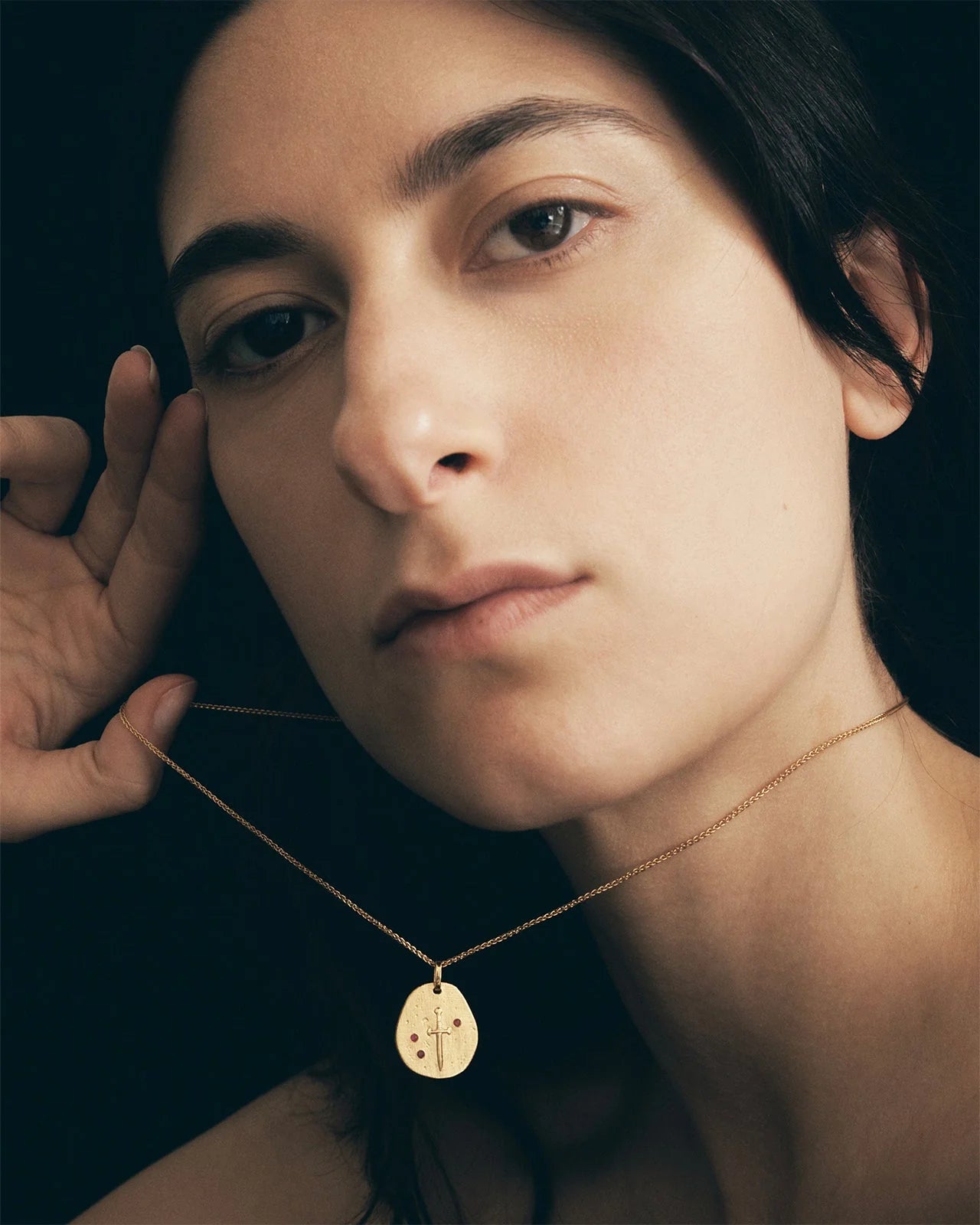 Temple of the Sun - Valor Necklace Ruby - Gold