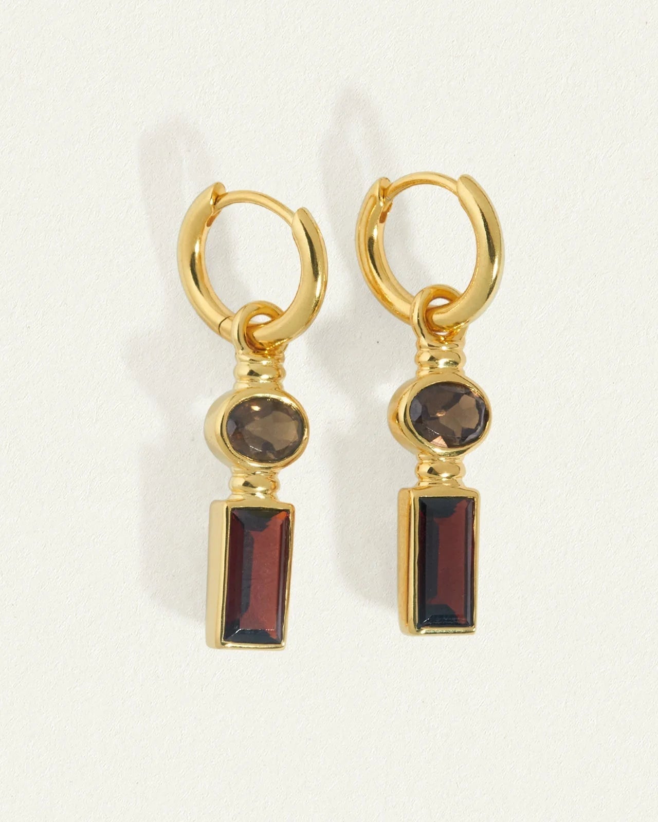 Temple Of The Sun - Vino Earrings Gold