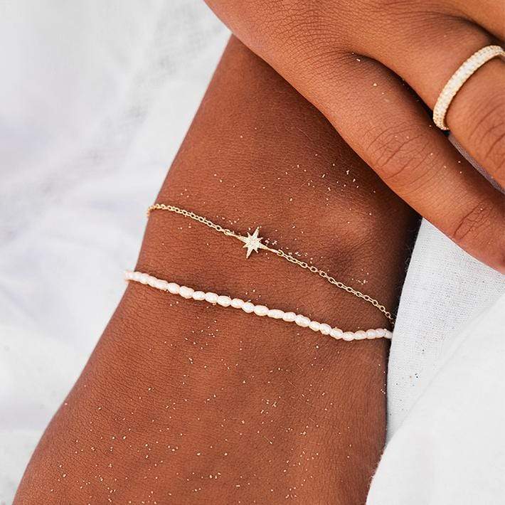By Charlotte - Moonlight Bracelet - Gold