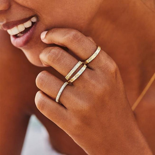 By Charlotte - Stardust Ring - Gold