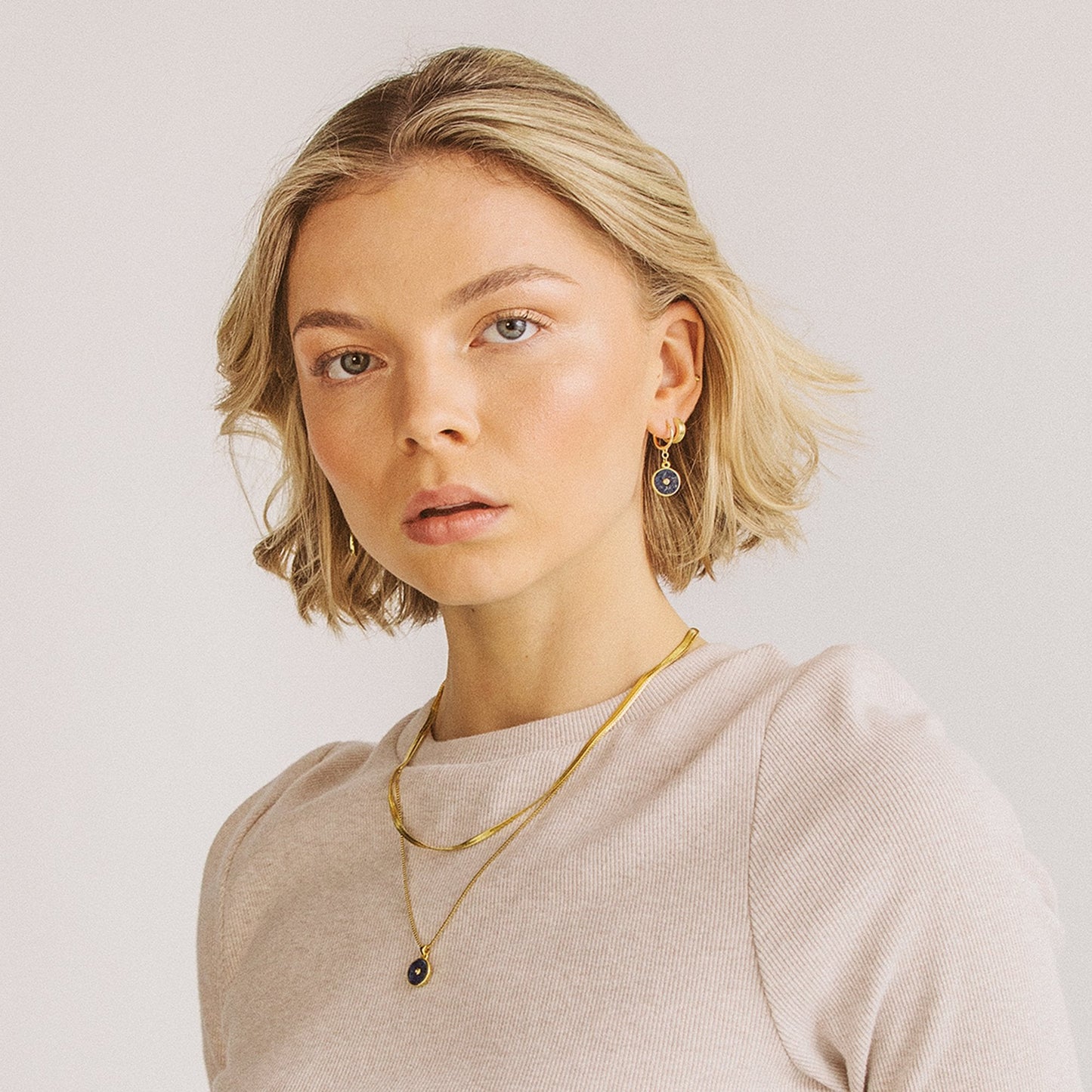 Arms Of Eve - Sylvia Snake Chain Necklace - Gold