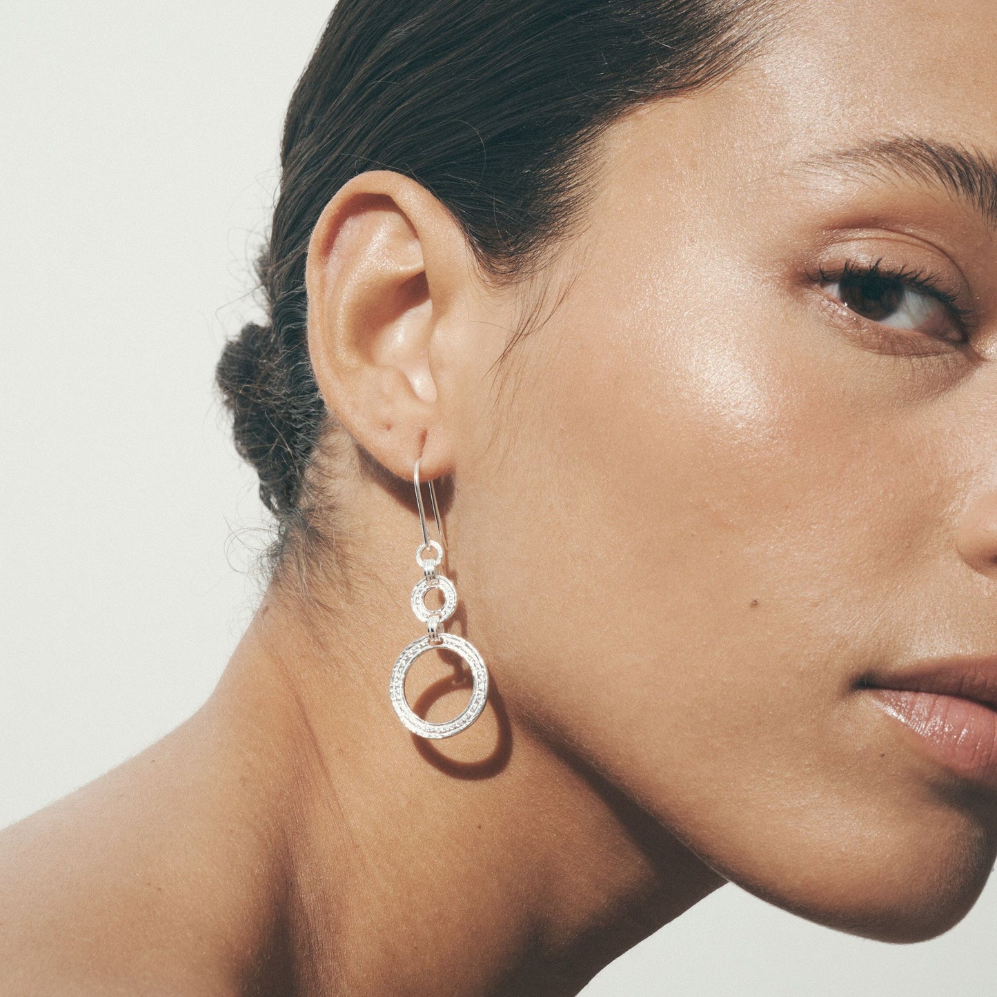 Temple of the Sun - Eliane Earrings - Silver