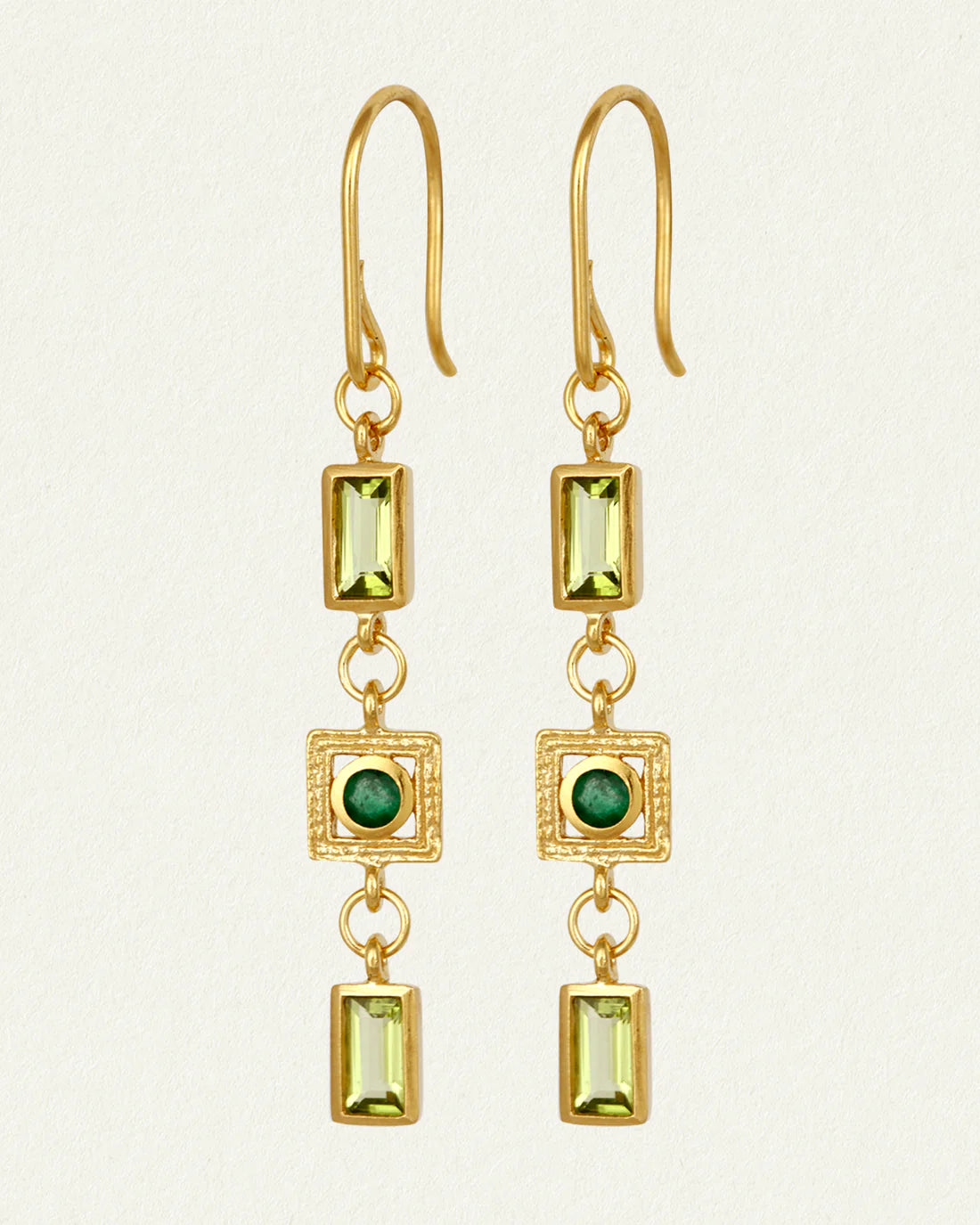 Temple Of The Sun - Florence Earrings - Gold