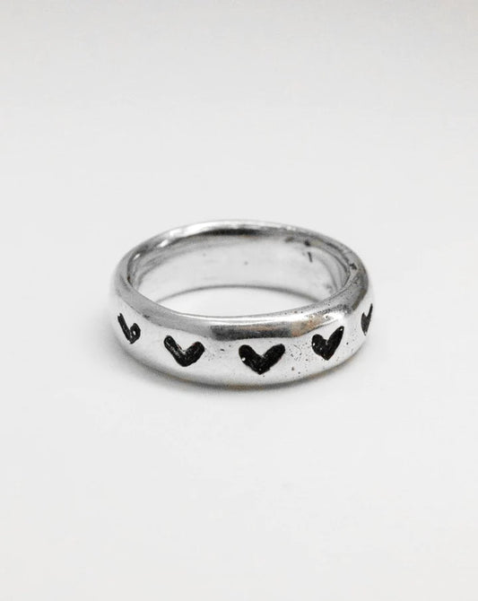 Lox & Chain - Hearts XO Ring