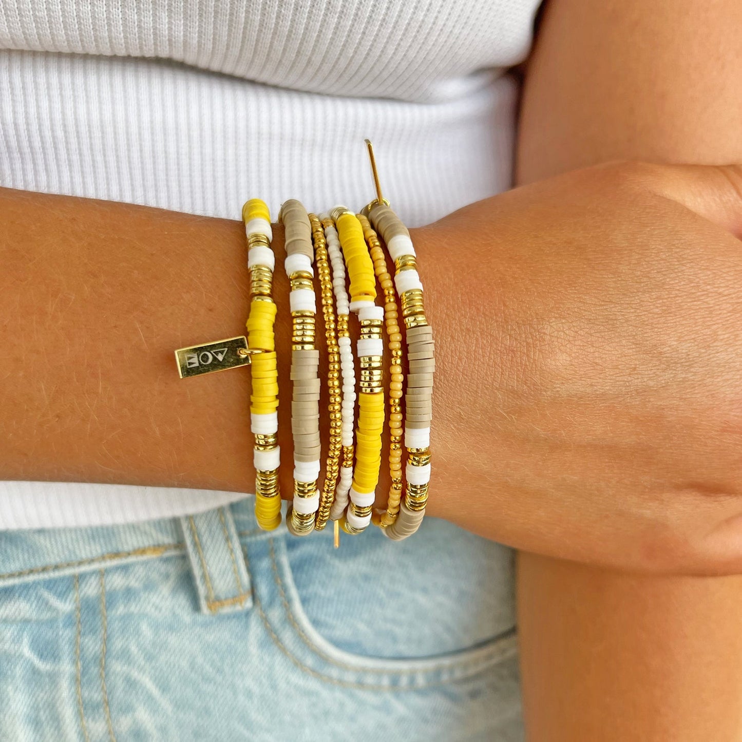 Arms of Eve - Amari Bracelet - Iced Latte