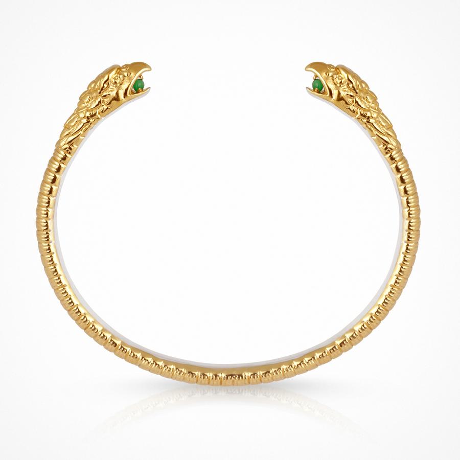 Temple Of The Sun - Phoenix Cuff - Gold