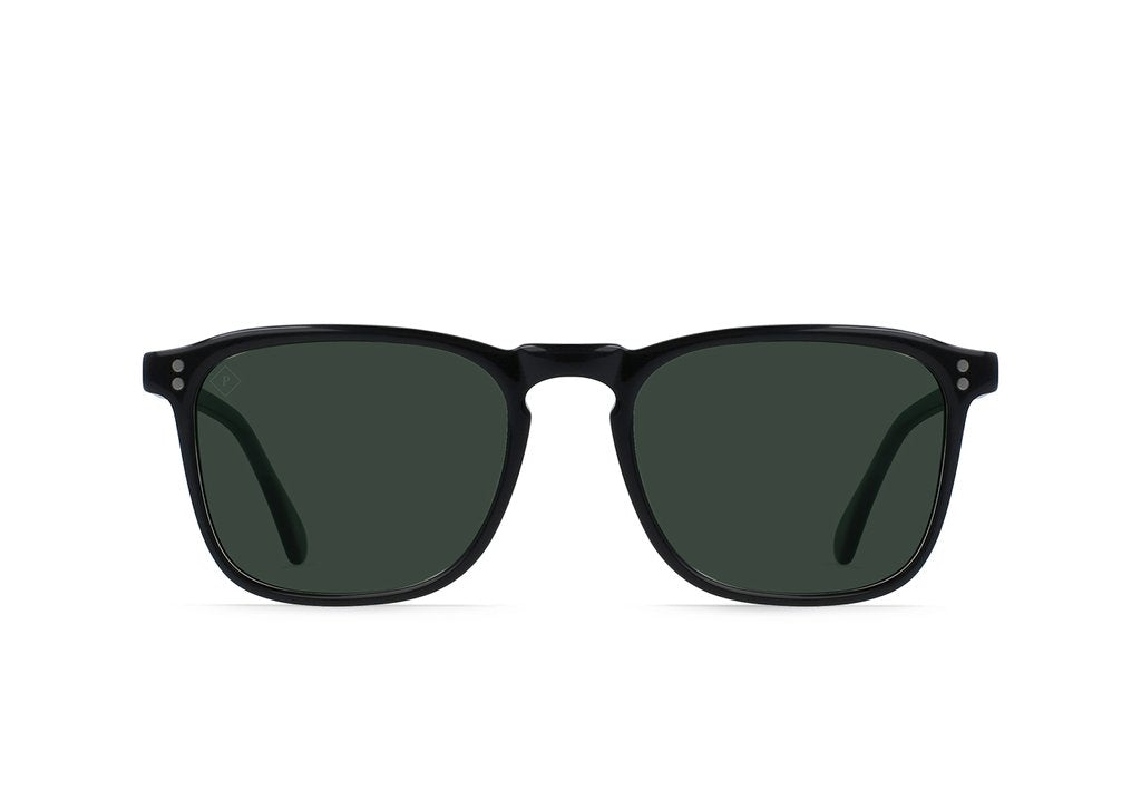 Raen - Wiley 54 - Recycled Black/Green Polarized