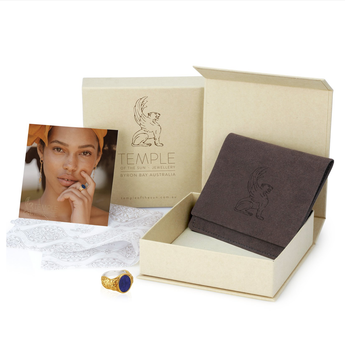 Temple of the Sun - Baye - Earrings Gold