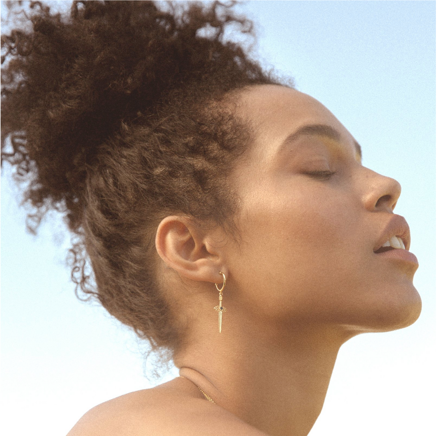 Temple Of The Sun - Themis Earrings - Gold