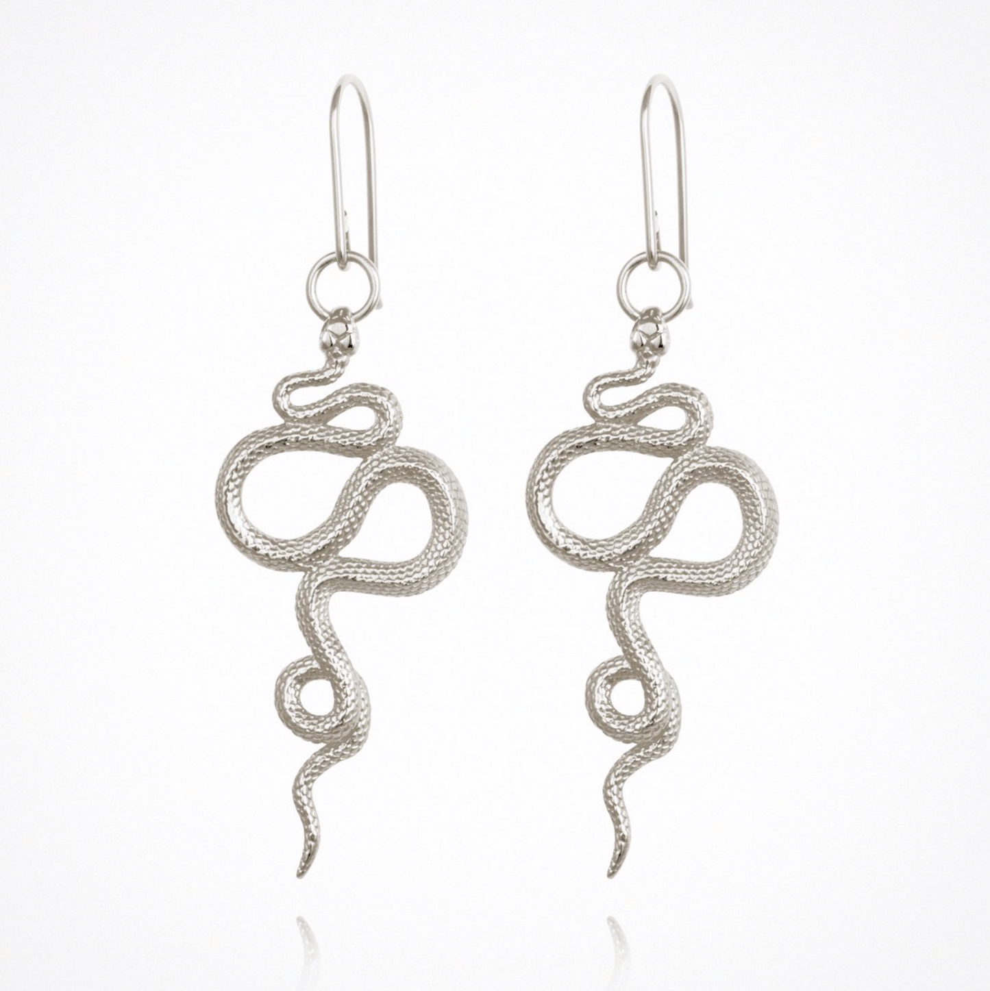 Snake - Earrings Silver