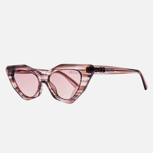 Childe - MOOKHI Bio-Acetate Rose Stripe - Rose Gradient Bio Lens