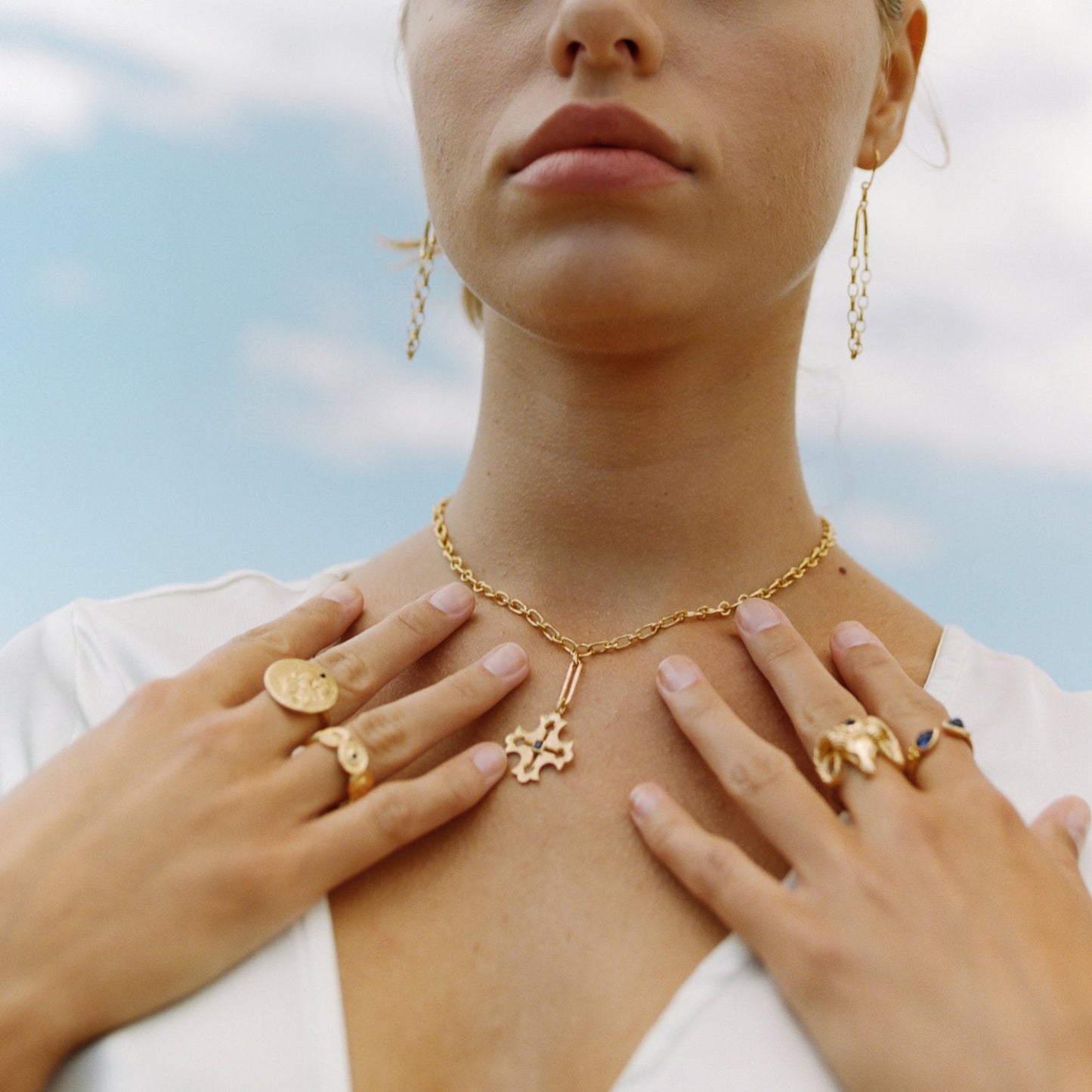 Temple Of The Sun - Vesta Ring - Gold